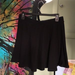 Black skater skirt
